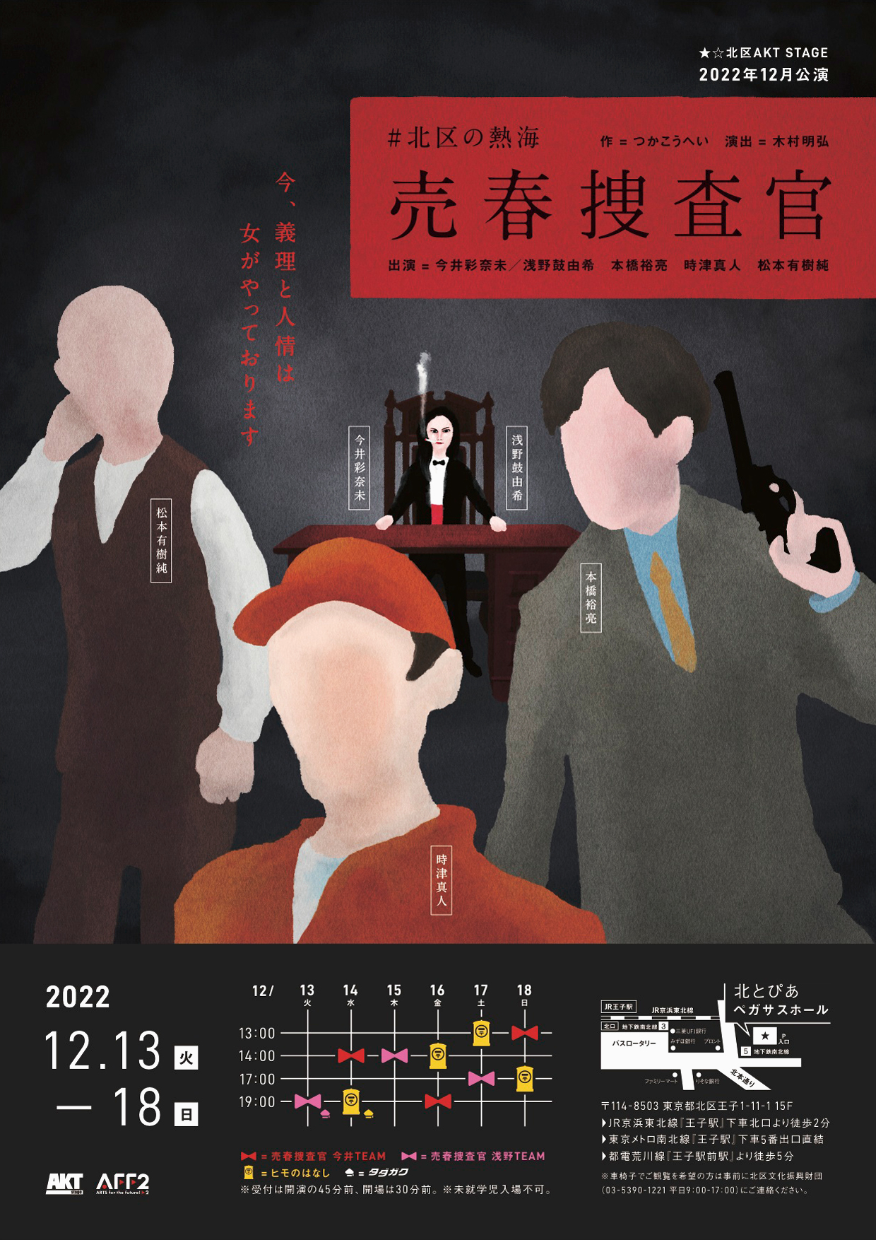 北区AKT STAGE『売春捜査官』『ヒモのはなし』の画像