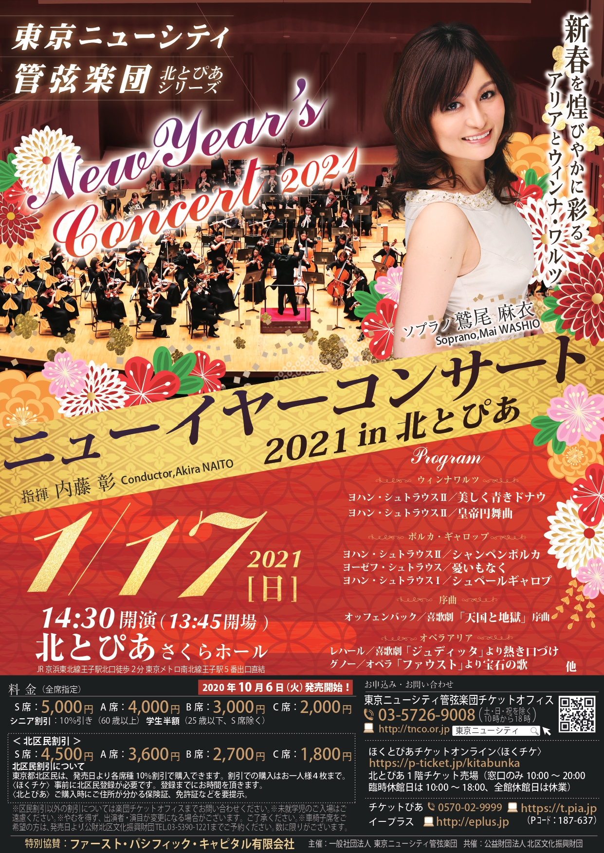 東京ニューシティ管弦楽団　ニューイヤーコンサート2021 in 北とぴあの画像