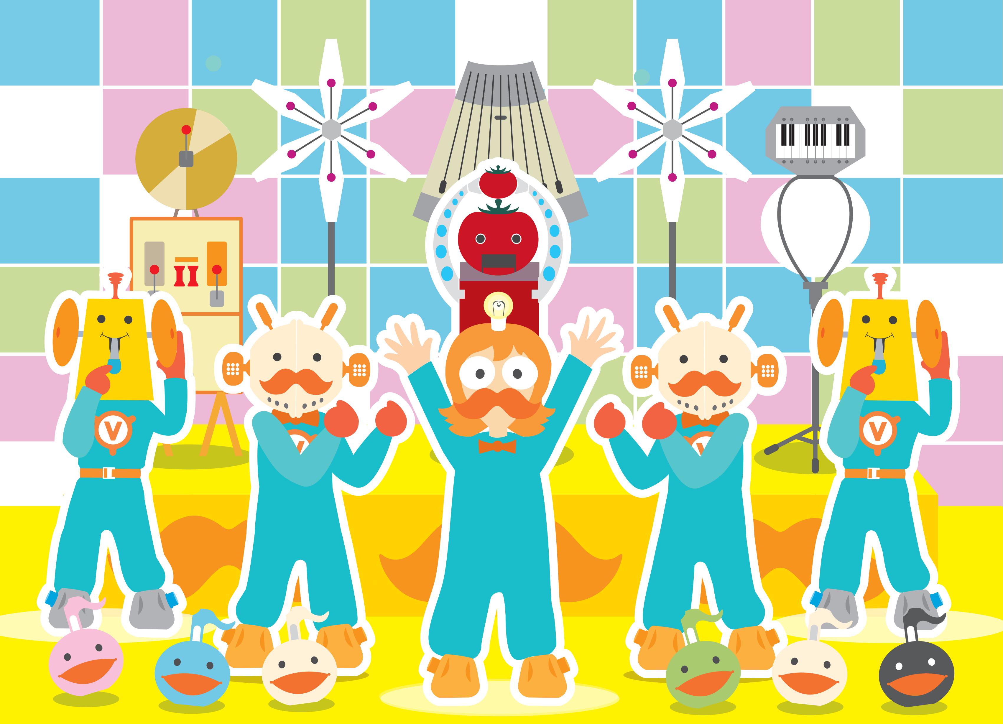 ヒゲ博士とナンセンス★マシーンin北区の画像